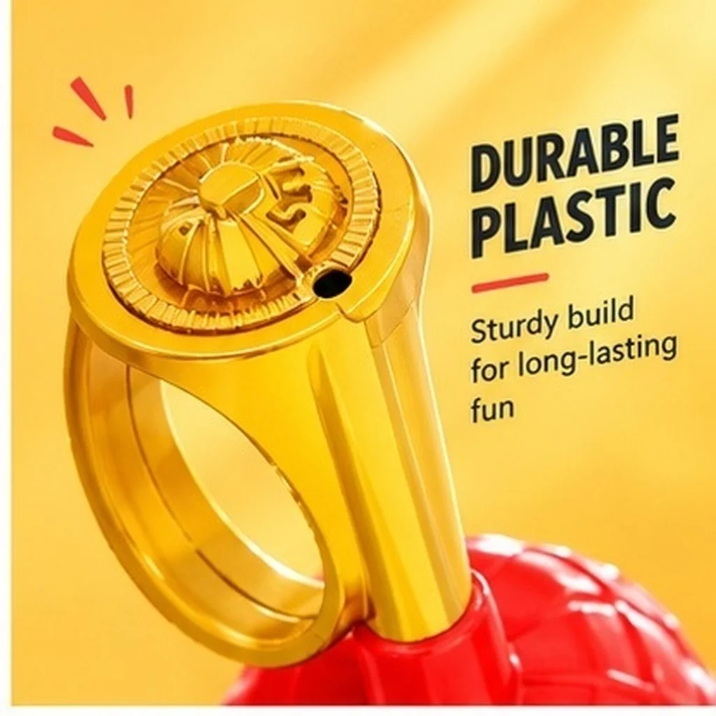 3Pcs Water Spray Ring April Fools Red Prank Spoof Games Creative Family Party Water Prank Ring Spoof April Fools' Games