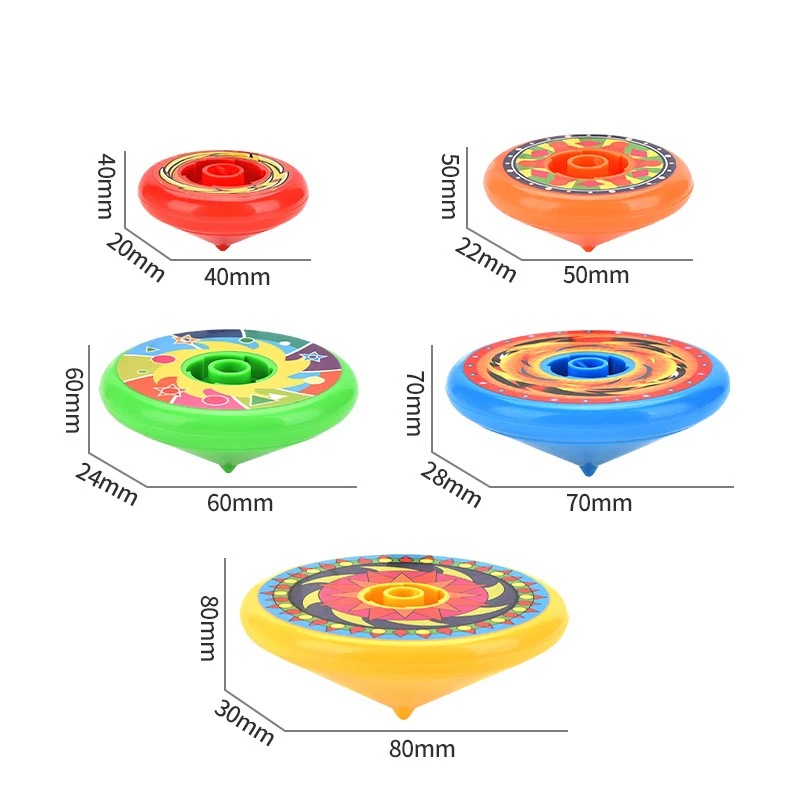 New Stacked Spinning Top Launcher Gyroscope Set Toy Funny Kids Parent-child Interaction Toys Flying Stacking Games Party Gifts