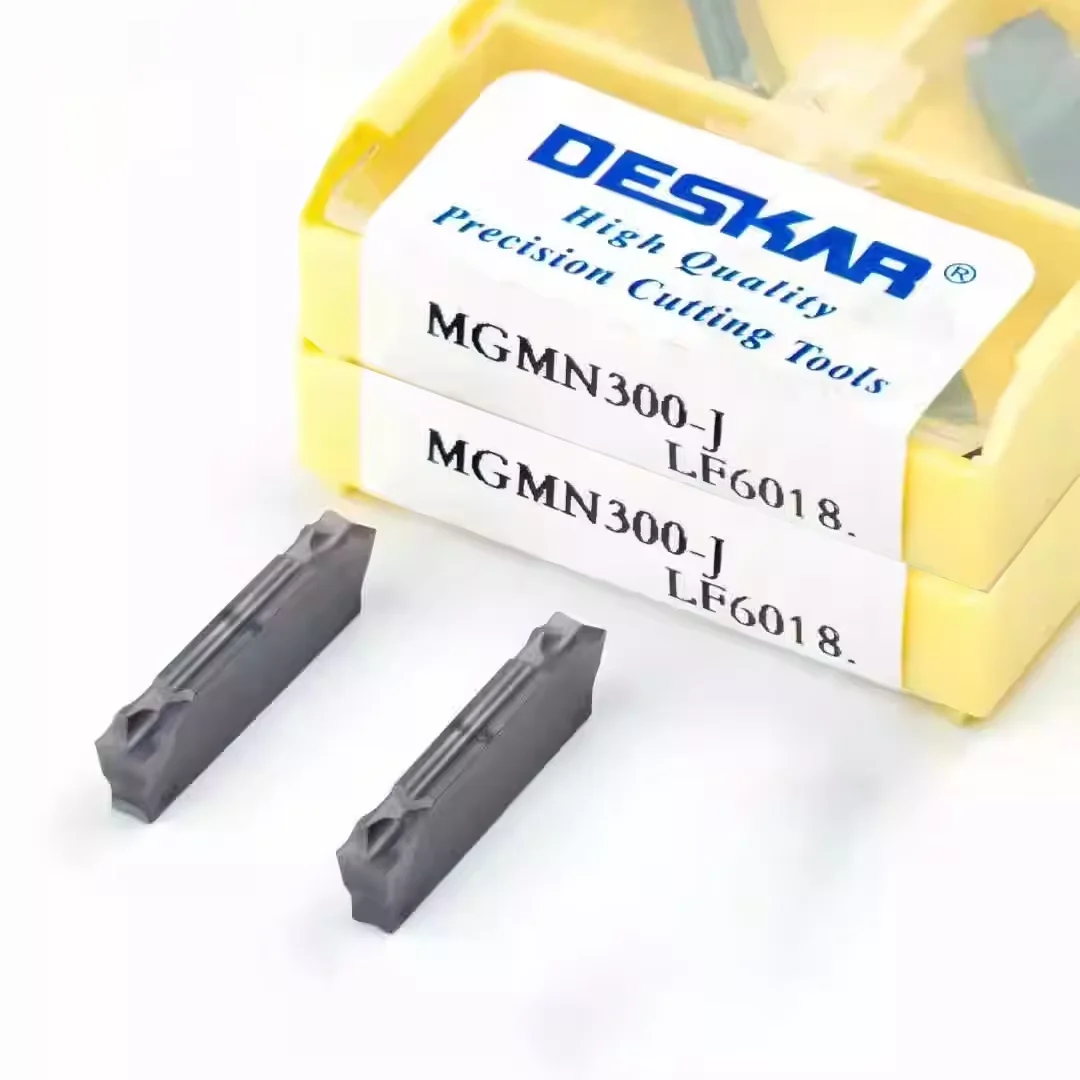 

DESKAR MGMN200 MGMN300 MGMN400 J LF6018 Grooving Carbide Insert CNC Lathe Cutting Turning Tools MGMN Insert