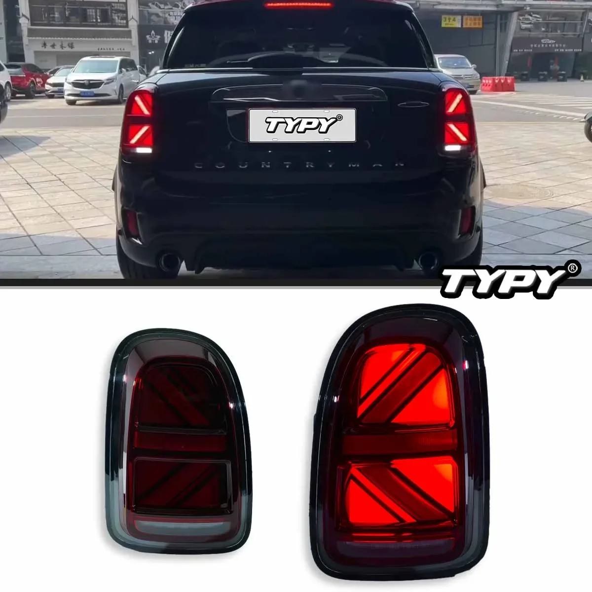 

Автомобильные фары для BMW MINI F60, задний фонарь 2017-2023, светодиодный проектор, задний фонарь, дневные ходовые огни, автомобильные аксессуары