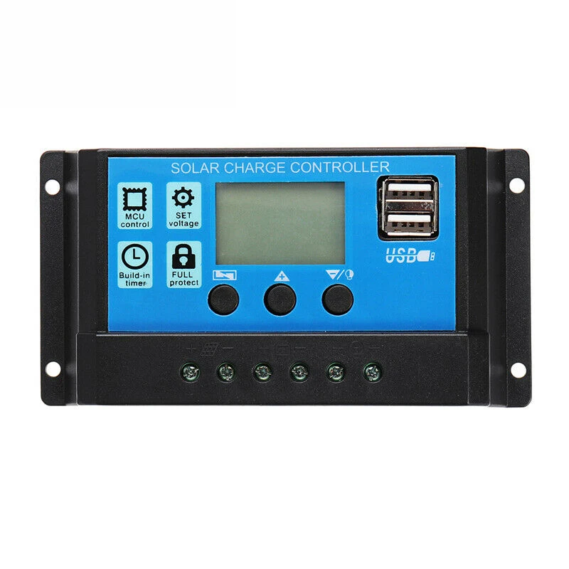 

【LAST CHANCE】100W 18V Dual USB Solar Panel Battery Solar Controller For Boat Car Home Camping Hiking