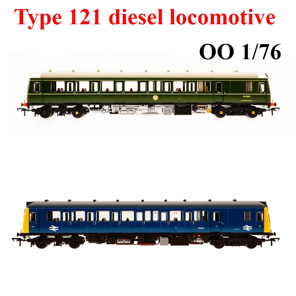 OO Scale 1/76 Toy Train Type 121 Diesel Locomotive with Working Lights Blue/green Color  A Great Gift for Aldult