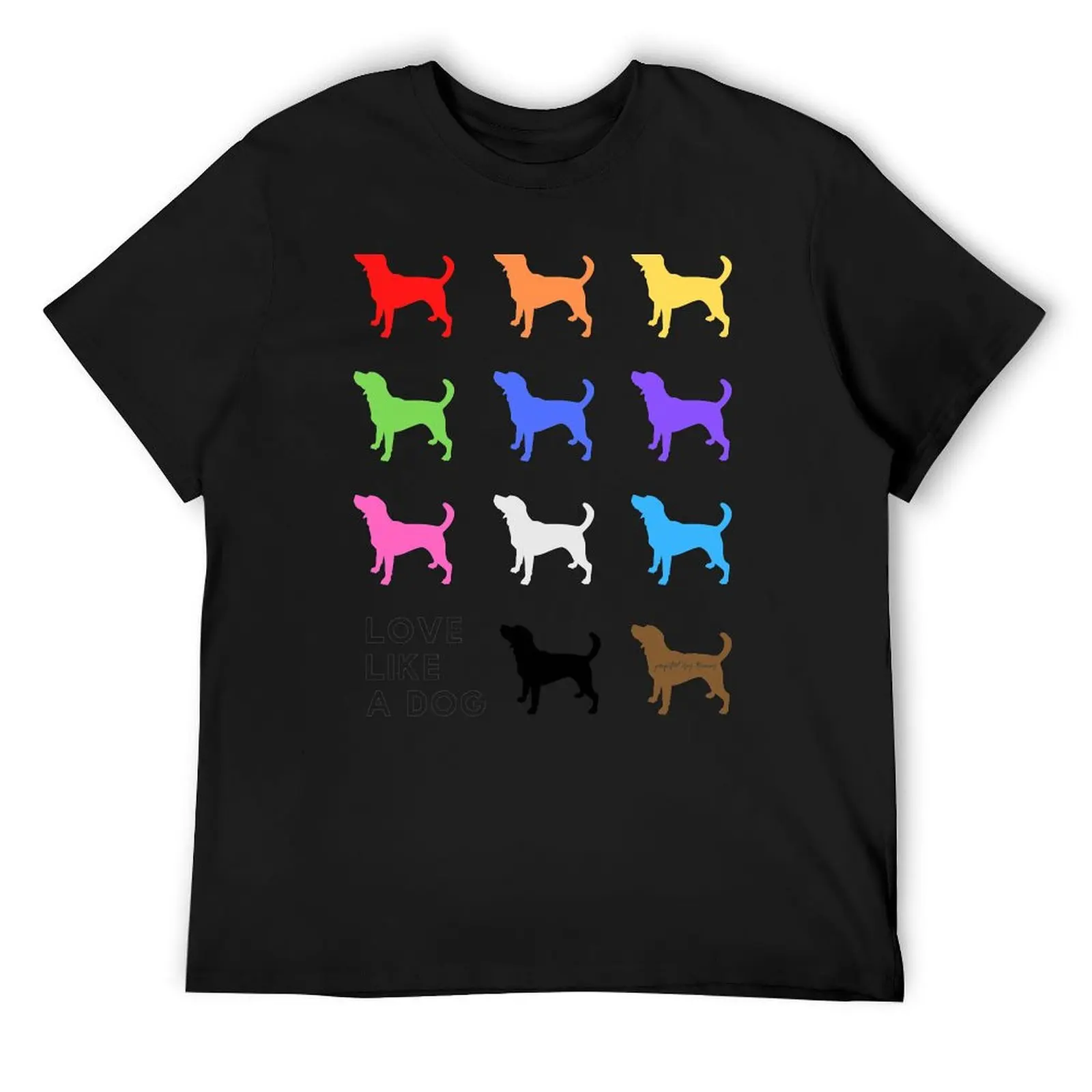 

Love Like A Dog Pride Dogs T-Shirt heavyweights street wear Aesthetic clothing anime clothes for men
