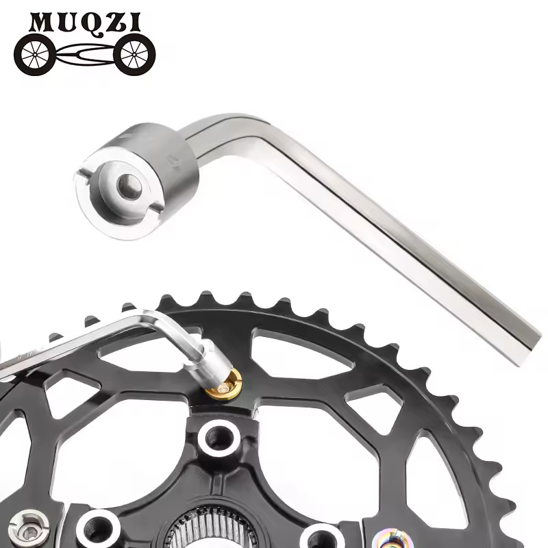 MUQZI Bicycle Chainring Bolts Nut Wrench Chain Wheel Removal Install Tools MTB Road Bike Crankset Bolt Fixed Repair Tool Spanner