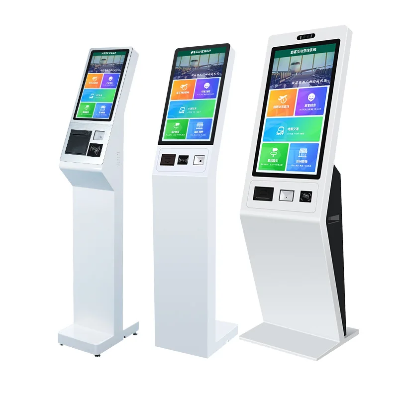 21.5 LCD Touch Self-service Terminal for Aliexpress, Auto-payment Machine with Thermal Printer QR Scanning Payment