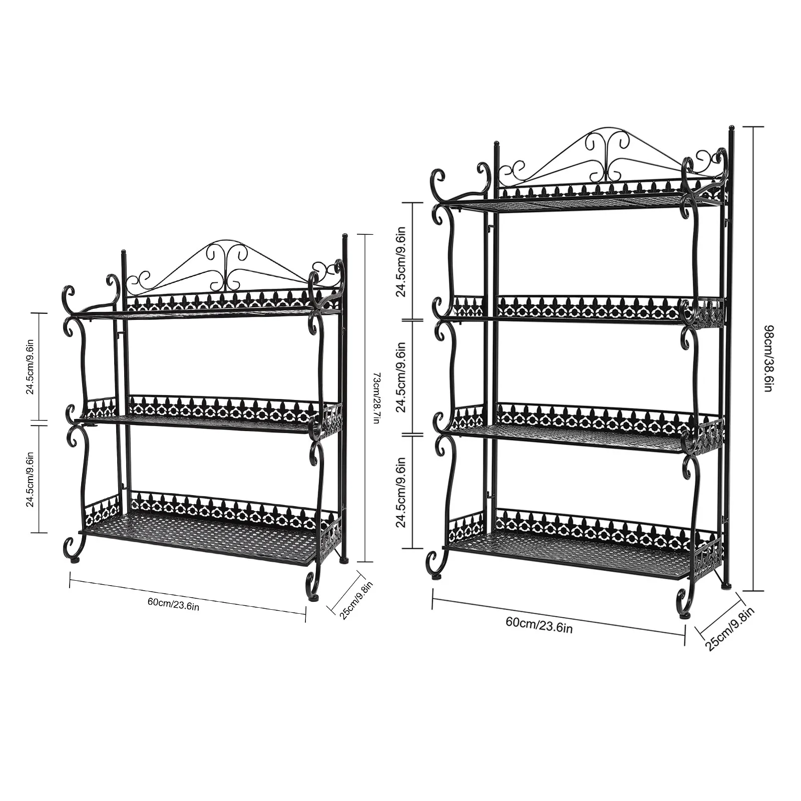 Outdoor-Pflanzenst änder halter Ebenen faltbares Blumen regal Home Plant Storage Organisation Dekoration Regal Rack