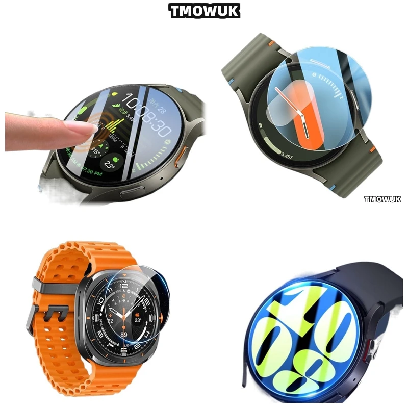 

For Samsung Galaxy Watch6 Classic 40mm Watch7 Ultra FE 47 44 43mm Enhanced Durability Tempered Glass Screen Protector