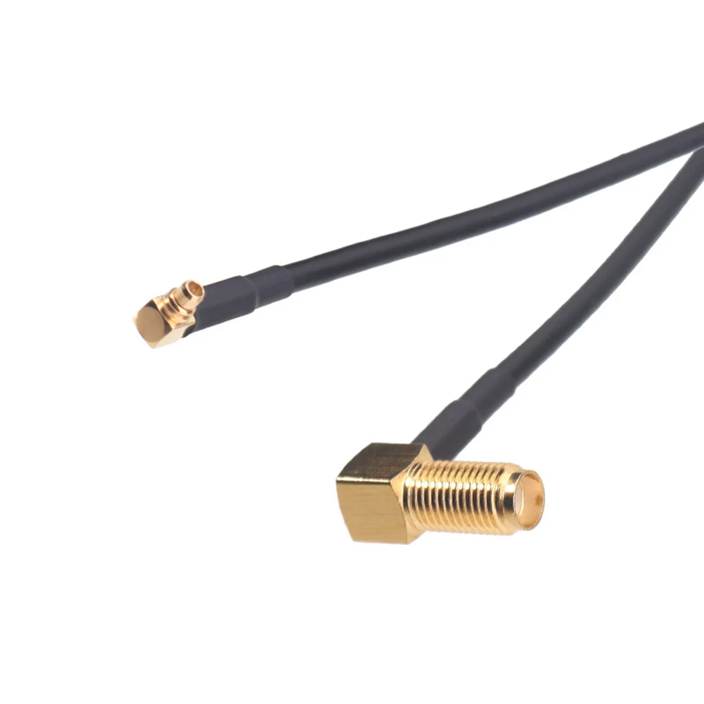 2 × RF تمديد كابل 40 سنتيمتر ذكر إلى أنثى ل RG174 تمديد كابل كابل المغذية كابل التوهين وأداء التدريع #6