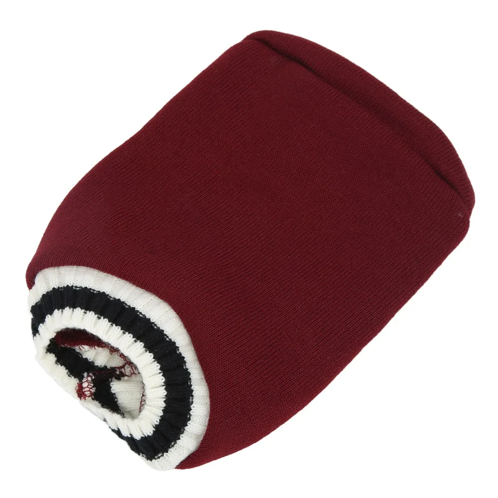 Red Pet Knitwear V-Neck Thick Fabric Pet Sweater Knitting And Flocking Material Three Dimensional Tailoring Dog Warm Coat Rabbit