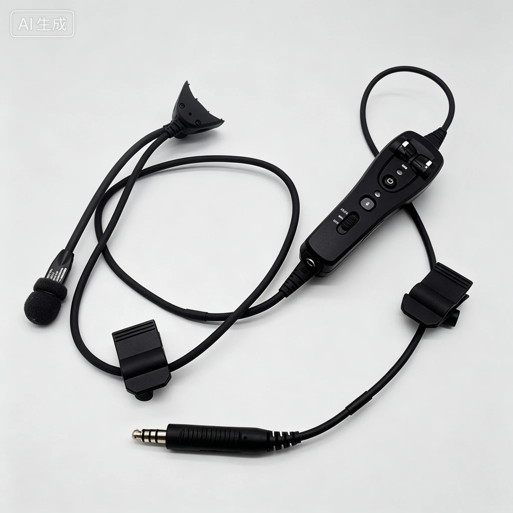 For BOSE Electret Aviation Headphones A20 Dual Plug Microphone with Sponge 317831-0030
