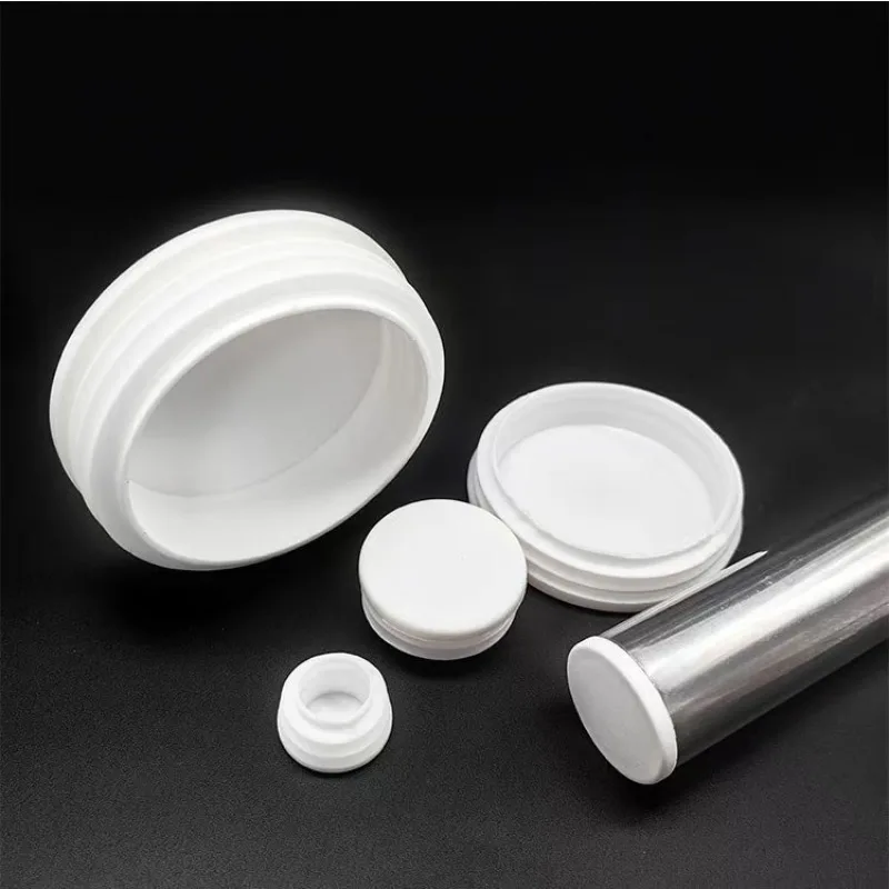 White 1-20PCS Round Plastic Blanking End Cap Tube Pipe Inserts Plug Bung Insert Stopper For Chair Leg Pipe Tapon Tubo Fittings