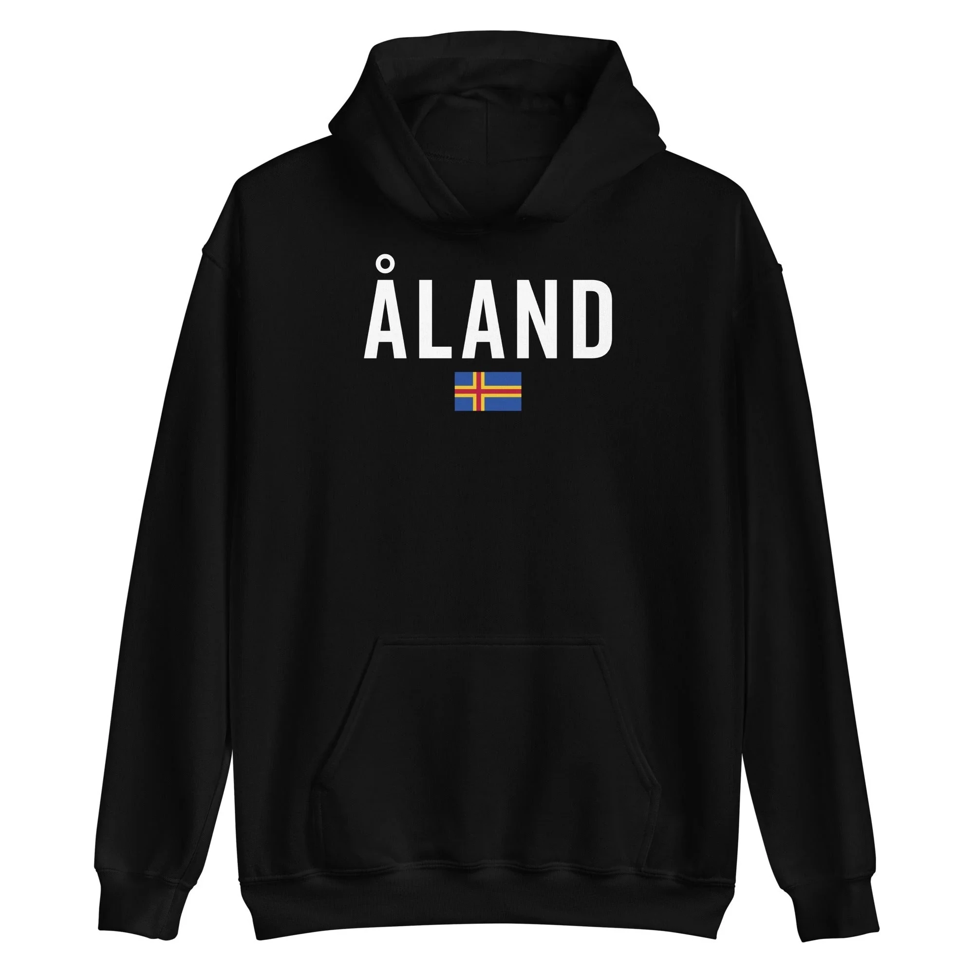 

Åland Flag Hoodie Men's and Women's Long Sleeve Sweatshirt Pullover Vintage Hip Hop Streetwear Sportswear Y2k Tops Men Clothing