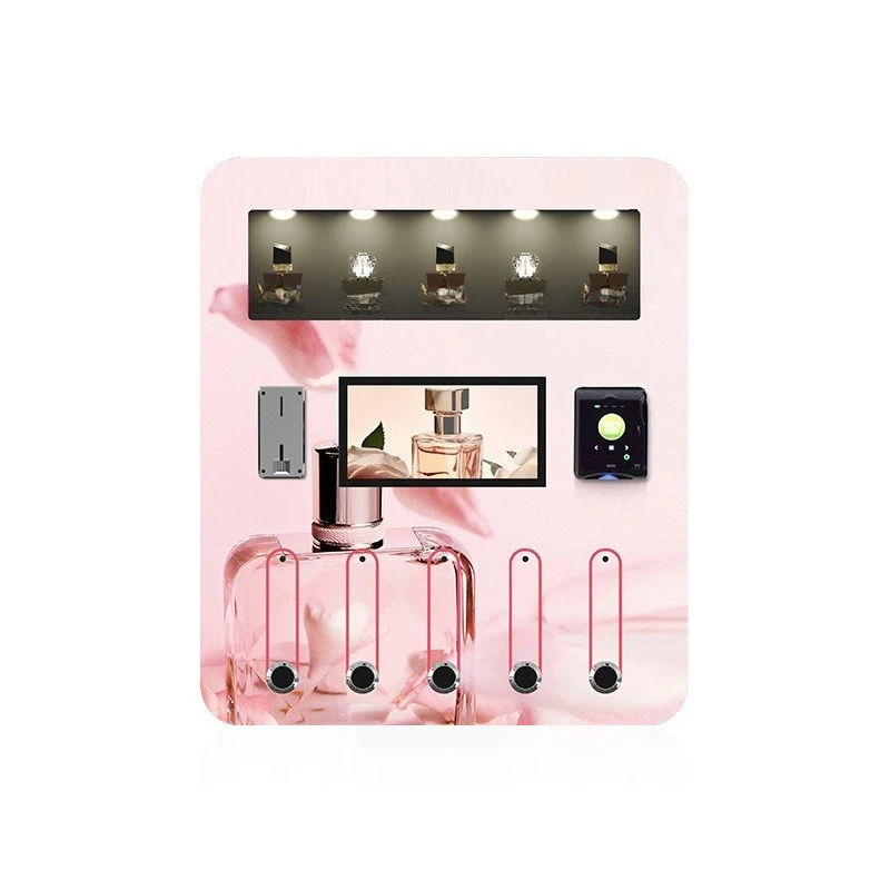 

small and medium-sized unmanned perfume vending cabinets, fully automatic wall-mounted vending machines
