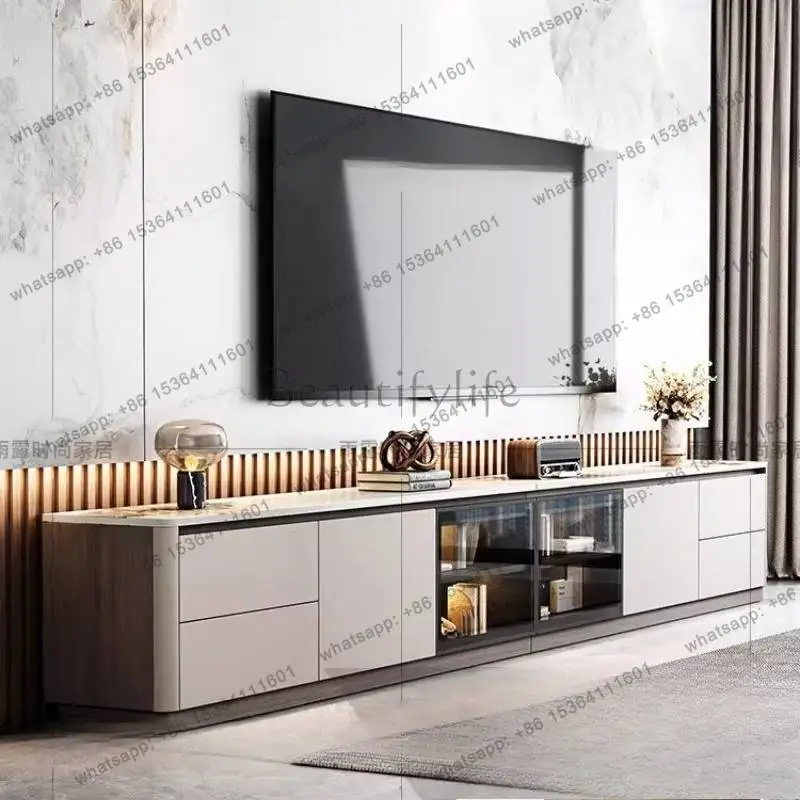 Mueble de TV Minimalista Nórdico, Estantería, Soporte para Accesorios, Mesa de TV, Mueble Bajo, Muebles de Diseño para Salón, Muebles para Sala de Estar