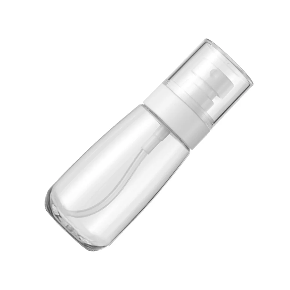 30ml White Squeeze Spray Bottle Multifunctional Refillable Mist Dispenser for Cosmetics Plants Baking Portable Lightweight Easy