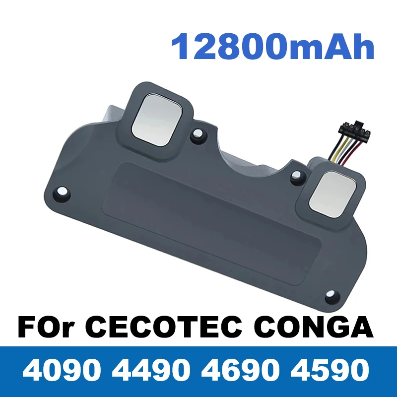 New 14.4V 100% New Perfect Matching Suitable for CECOTEC CONGA 4090 4490 4690 4590 12800mAh Mobile Robot Battery Pack