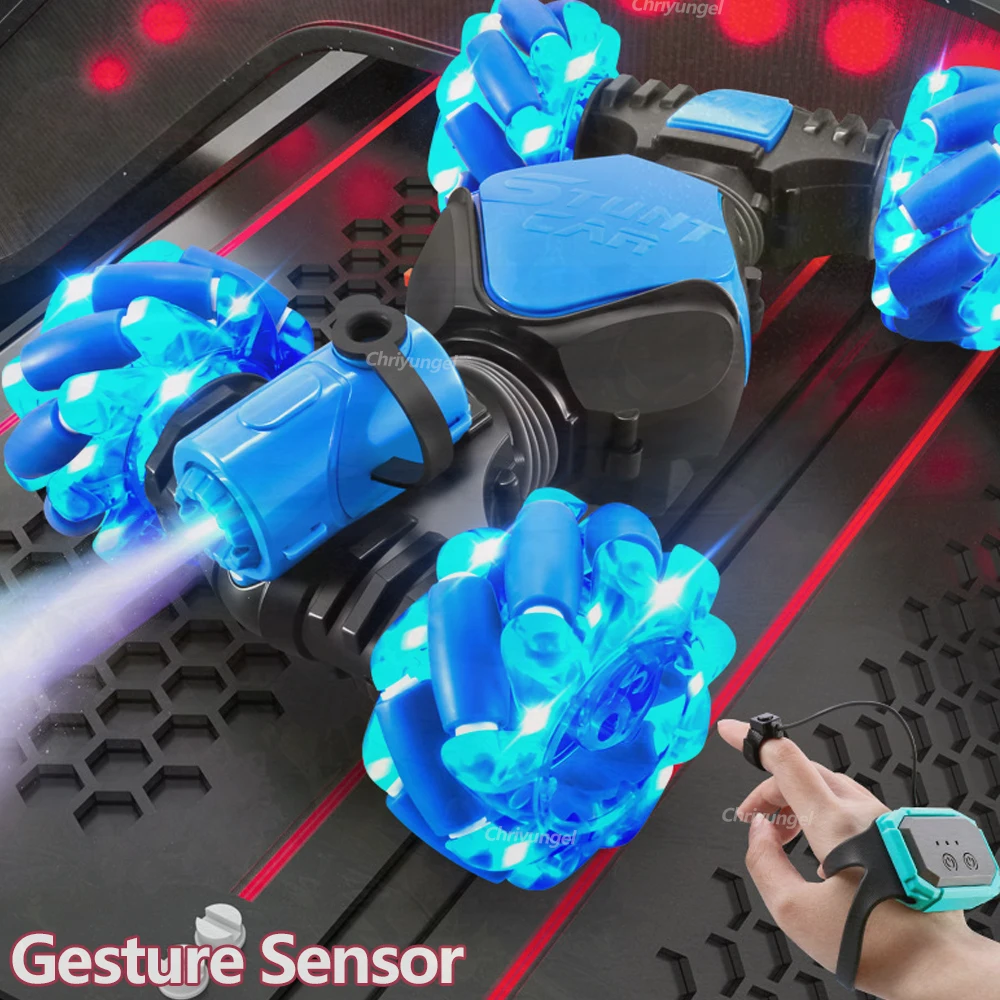Remote Control Car RC Gesture Sensing Stunt Car Drift Spray High Speed 360° Off Road Cars for Kids Boys Girls Gifts Auto Toys