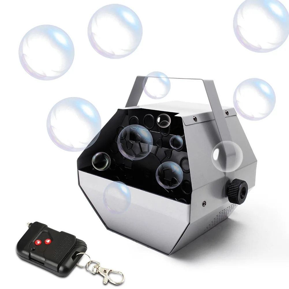 Mini Stage Automatic Bubble Machine DJ Wedding Professional Soap Bubble Machines for Children Small Power Bubbles Blower Maker
