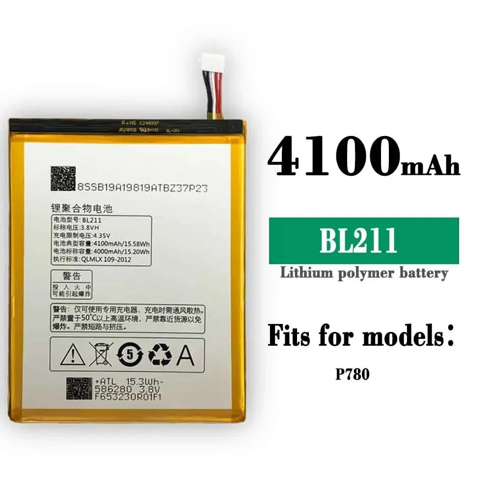 Battery BL211 Replacement Battery Bateria For Lenovo P780 BL211 BL-211 Mobile Phone Batteries Accumulator Battery