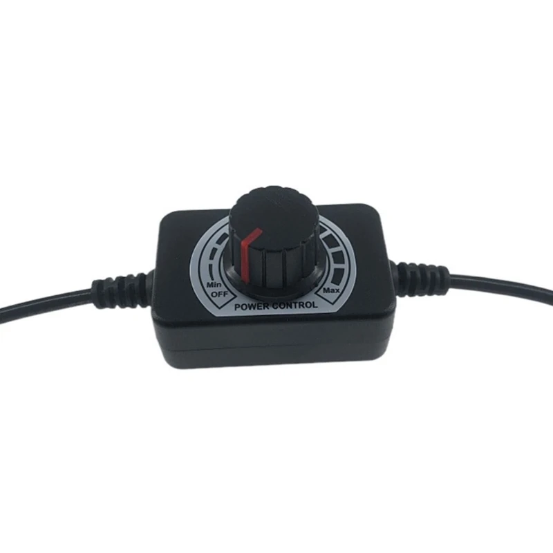 Cavo commutatore controllo velocità dimmerabile per luci LED DC5V~24V, ventole, 5,5x2,1 mm