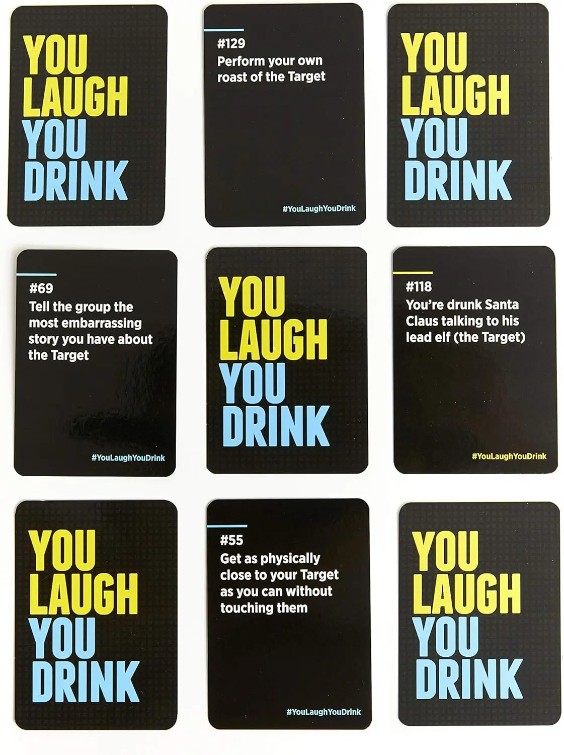 You Laugh You Drink & You Lie You Drink - The Drinking Game for People Who Can\'t Keep a Straight Face [A Party Game]