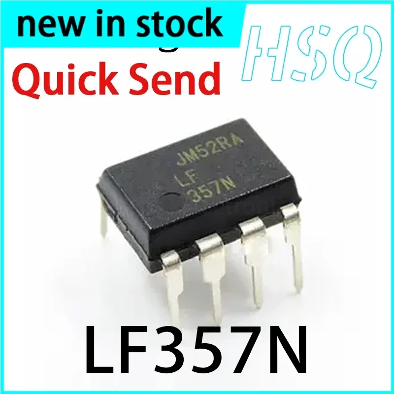 1PCS New LF357N LF357 Inline DIP8 Packaged Single Chip JFET Input Operational Amplifier Is Original