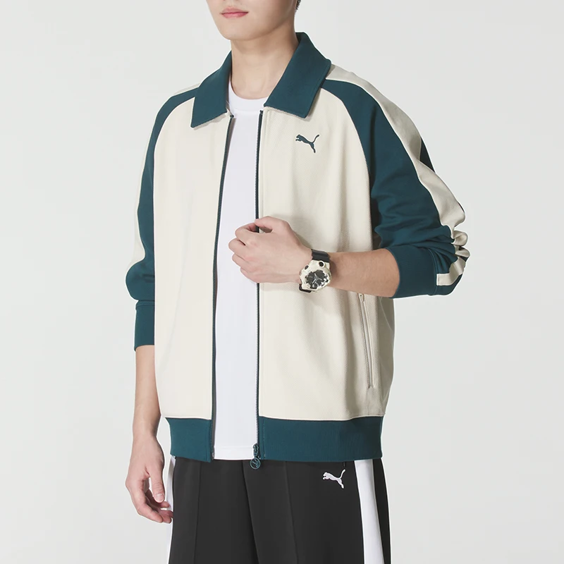 

Puma Men's and Women's Couple T7 Jacket Fashionable Casual Cardigan Jacket 634029-87