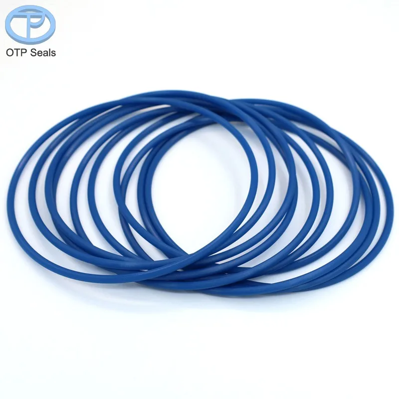 

PU O-Ring seal Wear-resistant Pressure-resistant seals 175*5.3mm ID*CS Turned Blue Polyurethane non-standard factory customized