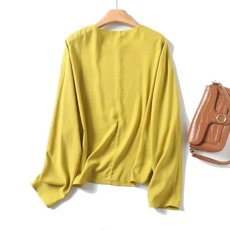 Jenny&Dave 40%Linen 60%Viscose Round Neck Shirt Hollowed Blouse Women Blusas Mujer De Moda Out Casual Minimalist Top