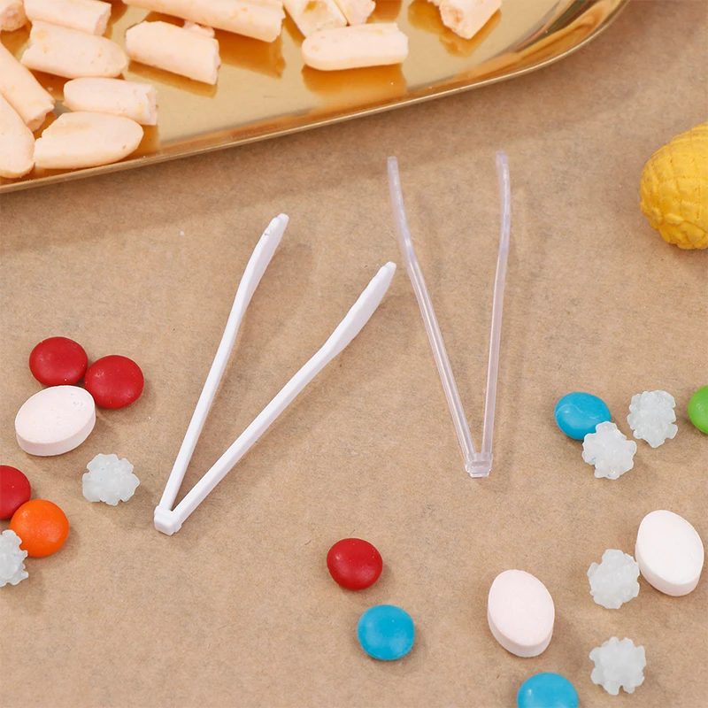 10 ชิ้นตุ๊กตามินิเค้กขนมเค้กขนมปังคลิปแหนบคลิปอาหารแหนบขนมปังชุดบนโต๊ะอาหารเครื่องครัวเครื่องครัวเครื่องมือของเล่น