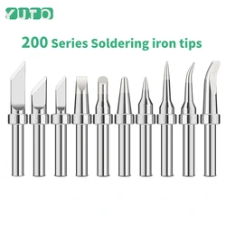 Puntas de soldador universales serie 200, cabezal de soldador 200-B 200-I 200-K para herramientas de soldadura de estación de soldadura Quick 203/205H