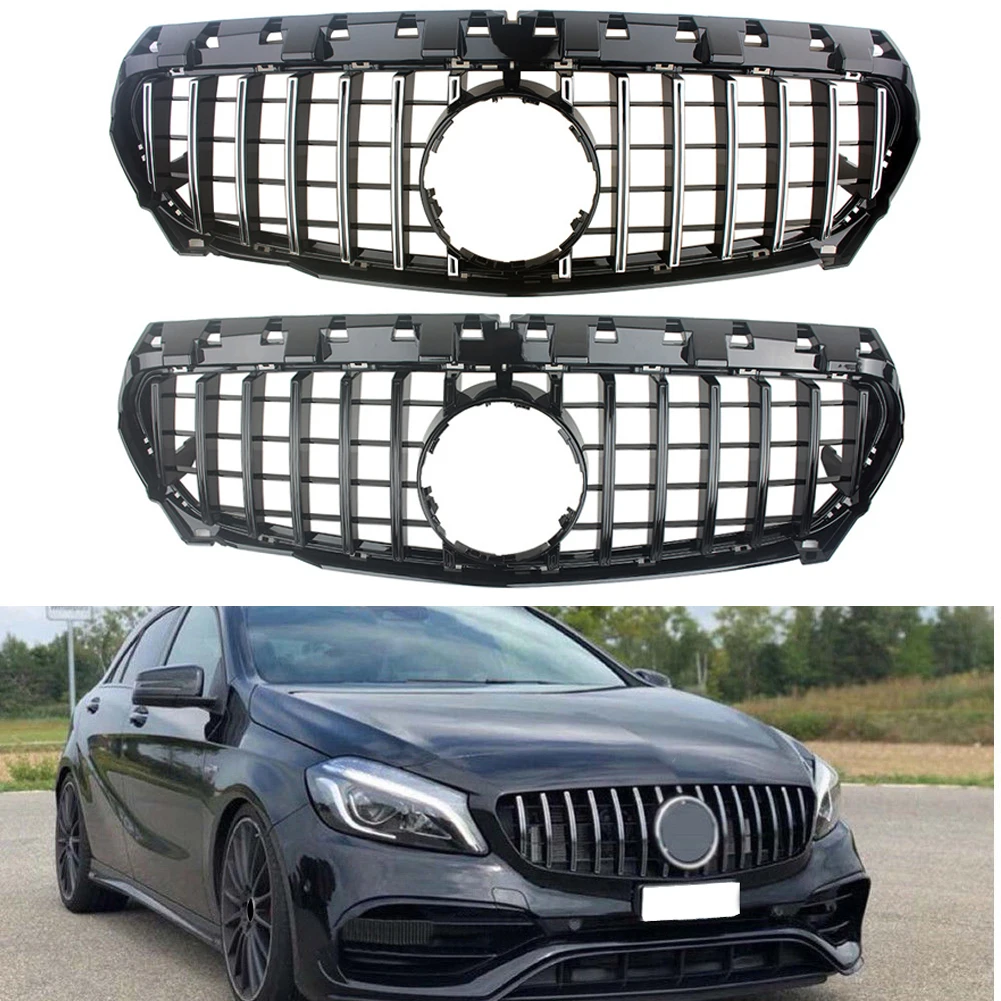 

GT/Panamericana Style передний гоночный бампер, решетка для Mercedes Benz W117 CLA Class 2013, 2014, 2015, 2016