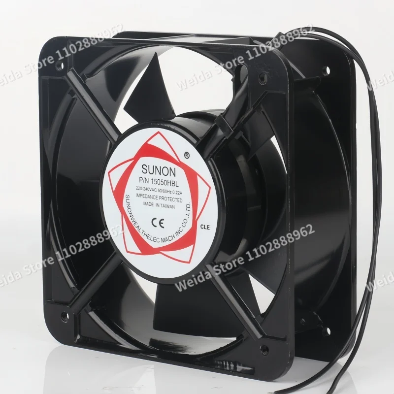 

New Taiwan SUNON Precision P/N 15050HBL 220V cooling fan 15050 150X150X50MM 15CM axial flow blower