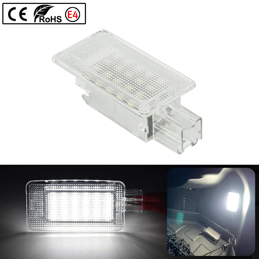 1x Led Interior Boot Trunk Luggage Compartment Light For Nissan Juke Leaf 11-17 Murano 15-21 Rouge 14-19 Versa 07-12 26490-ED000