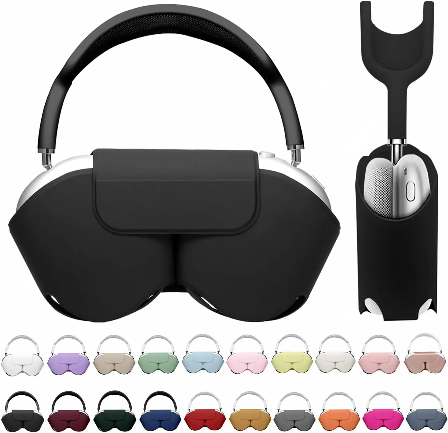 

Case Cover Designed for Airpods Max /Airpods Max 2 Headphones Protective Case for AirPod Max Supports Sleep Mode Anti-Scratch