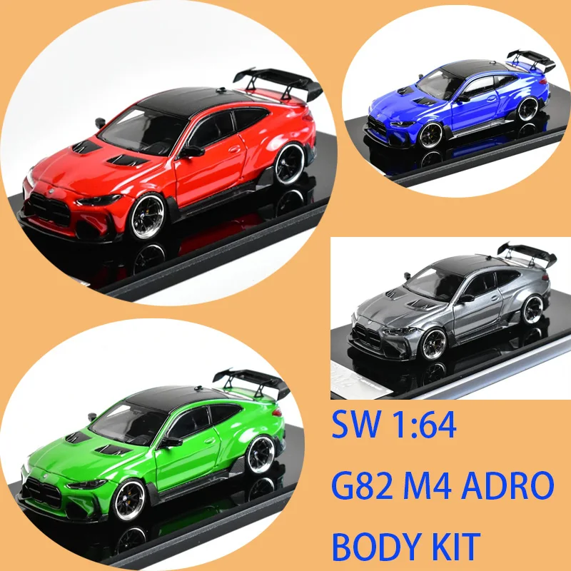

SW 1:64 Scale G82 M4 ADRO BODY KIT Alloy Simulation Car Model Static Collection Decorated Holiday Gifts Toys Souvenir Gift