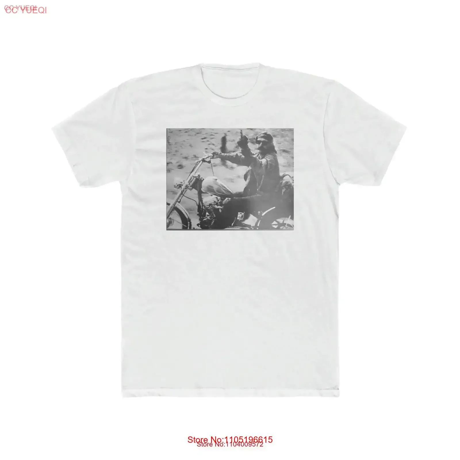Dennis Hopper Easy Rider 1969 TEE vintage Washed Versatile designer clothes homme graphic fashion Breathable Slightly Soft