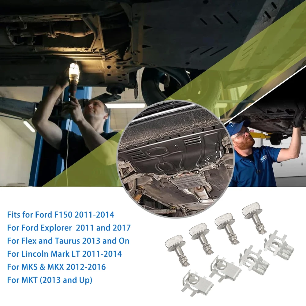 W716006-S439 BB53 6C020-AA مثبتات غطاء المحرك ودبابيس الإبهام لـ 2011-2014 Ford F150 لسيارة Ford Explorer 2011 و2017