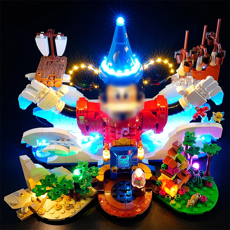 DIY LED Light Kit สําหรับ LEGO 21352 Wizarding world (เฉพาะ LED Light, ไม่มีบล็อกรุ่น)