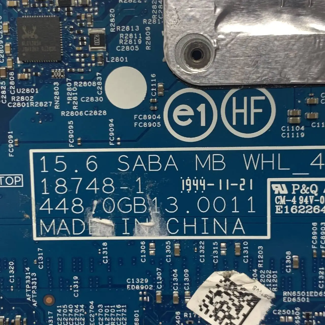 Placa base L63886-601 L63886-501 L63886-001 para HP X360 15-DR 15M-DR 18748-1 448.0GB13.0011 SRGKW I7-10510U CPU 100% probado