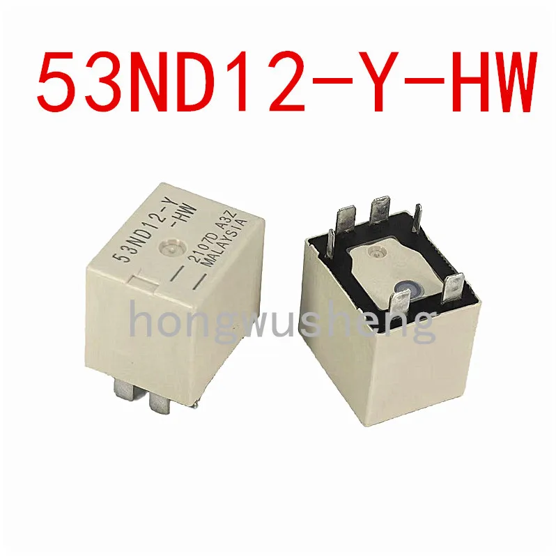 100% New 1pcs  53ND12-Y-HW  DC12V  relay  30A  Pins