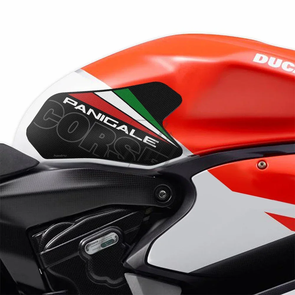 Motorcycle Anti-slip Side Tank Pad Protection Knee Grip Mat for Ducati Panigale 899 959 1199 1299 V2