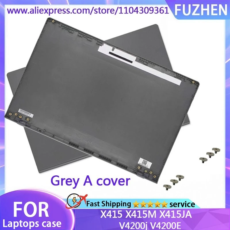 New Cover For X415M X415 X415JA V4200j V4200E LCD Rear Cover/Top Cover/Front Frame/Bezel/hinge Silver Grey