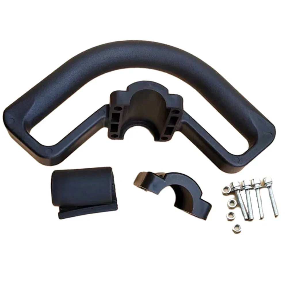 Universal Lawn Trimmer Replacement Part Loop Handle Bar Mounting Kit With Screws Mower Handle B-type Shock-absorbing Handle