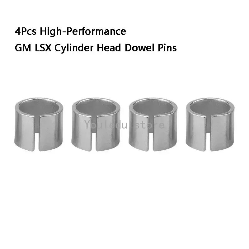 4Pcs High-Performance GM LSX Cylinder Head Dowel Pins - Perfect Fit for LS LS1 LS2 LS6 5.3 6.0 5.7 LQ9 LQ4 Engines