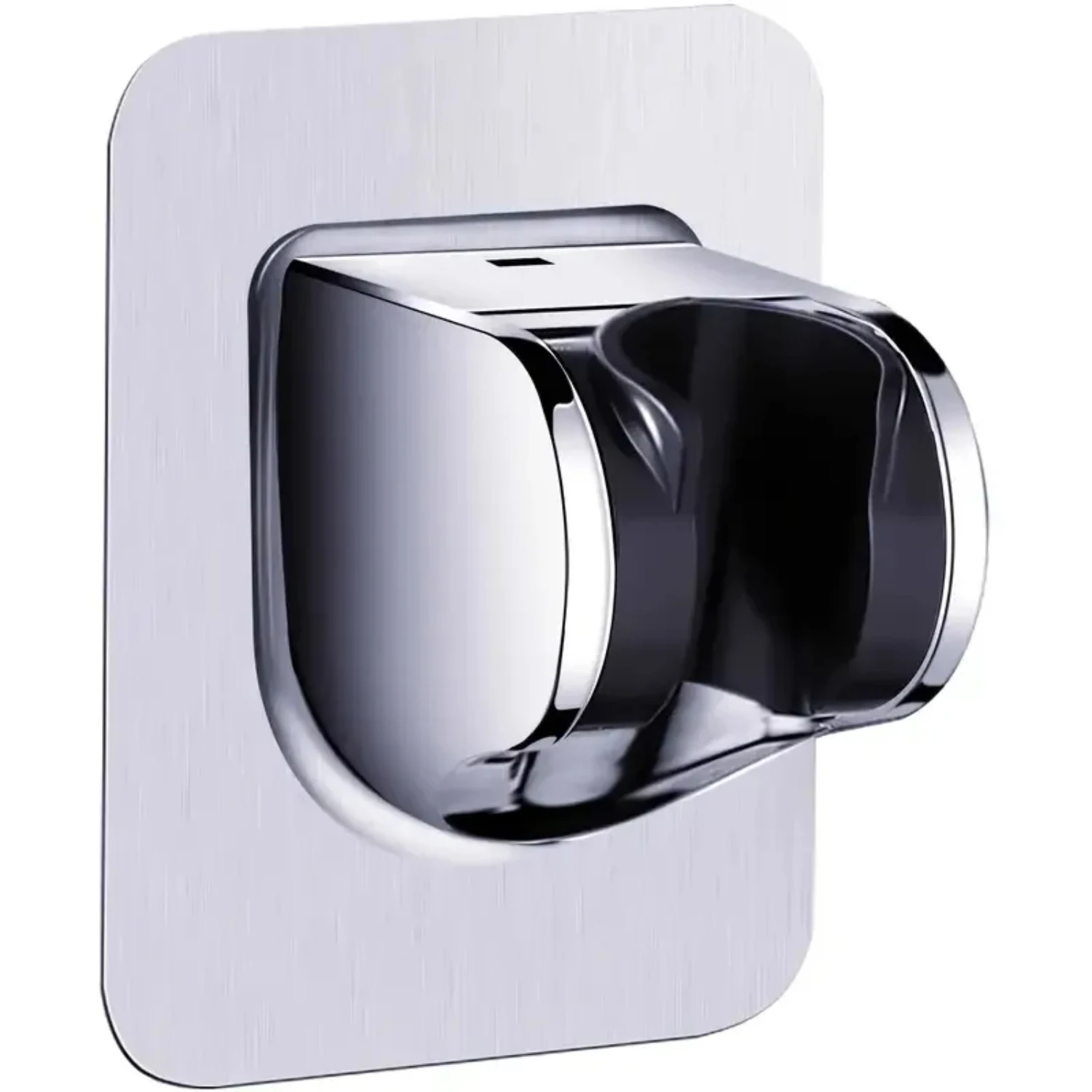 

Улучшите свой душ с гладким регулируемым держателем для душа — простое крепление с помощью прочного клея или требует дрели.