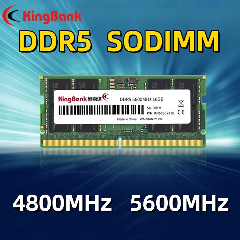 KingBank DDR4 SODIMM RAM 16GB 32GB 4800MHz 5600MHz 262 Pin SODIMM