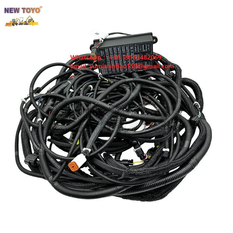 Excavator Wire Harness 21N8-12153 for Hyundai R210LC-7 R305-7 R305LC-7 Excavator Parts Construction Machinery Parts