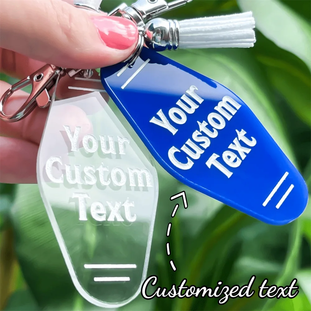 Customized Name Letter Keychain Graduation Gift Father's Day Mother's Day Party Decoration Gifts Custom Name Key Chain