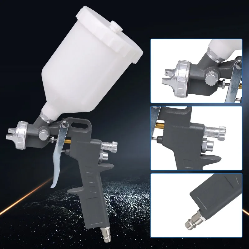 

1PC Professional Spray Gun High Atomization Automotive Spray Sheet Metal Special Pneumatic Spray Gun Painting Airbrush Tool